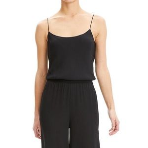 THEORY Silk Spaghetti Strap Romper